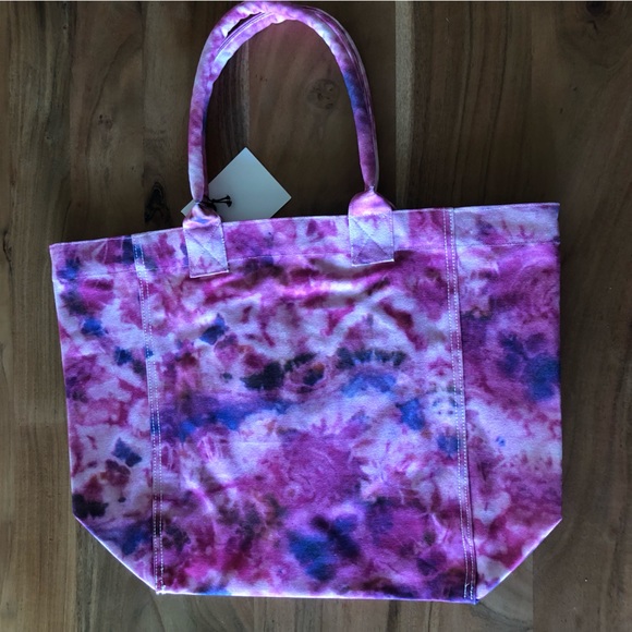 Last one remaining! Isabel Marant Yenky Tie-Dye Canvas Tote- Pink - Picture 5 of 9